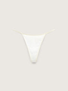 Micro Flex String Thong, White